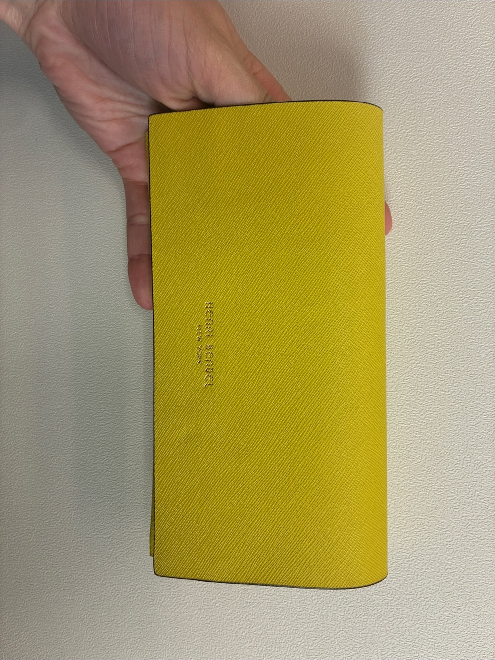 Henri Bendel glasses case bright yellow